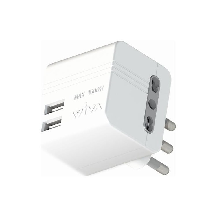 WIVA ADATT. 2PR.16A + 2USB SP.16A+T